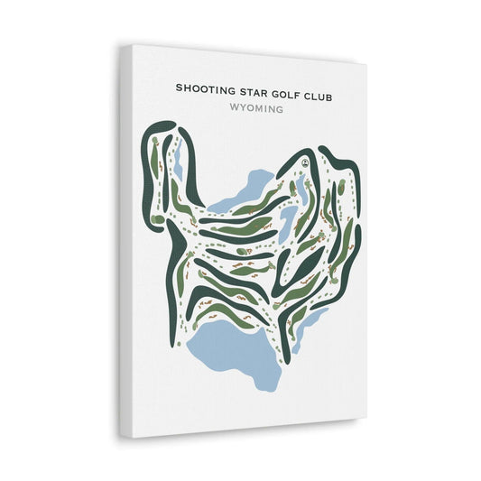 Shooting Star Golf Club, Wyoming - Printed Golf Courses