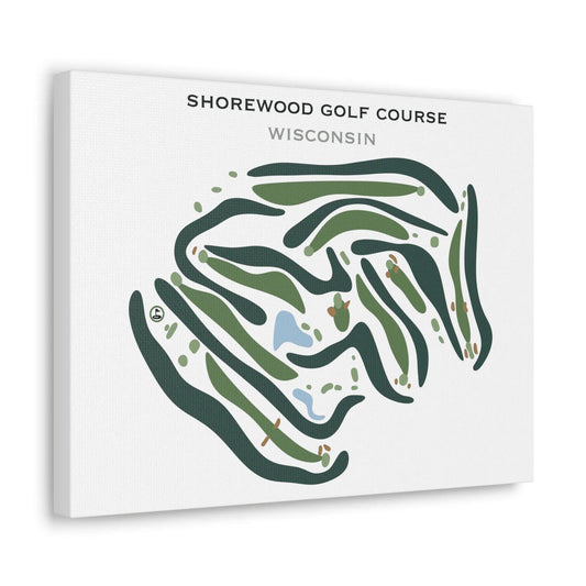 Shorewood Golf Course, Wisconsin - Printed Golf Courses