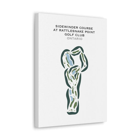 Sidewinder Course at Rattlesnake Point Golf Club, Ontario, Canada - Printed Golf Courses