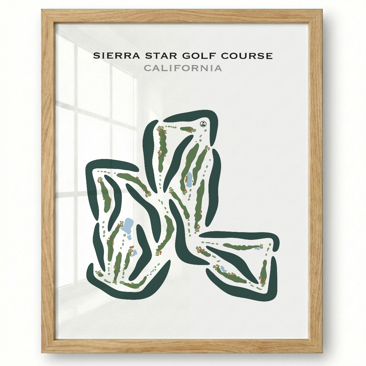 Sierra Star Golf Club, California - Printed Golf Courses