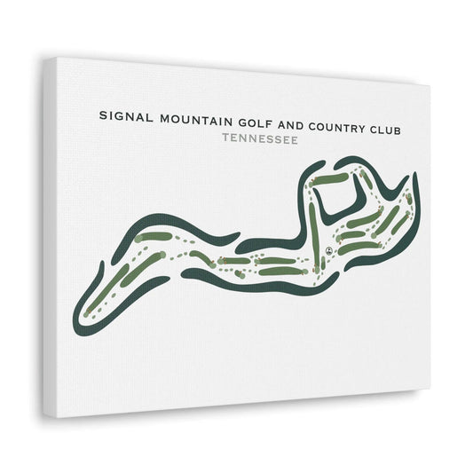 Signal Mountain Golf & Country Club, Tennessee - Printed Golf Courses