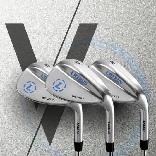 Lazrus Milled V Wedges Set or Individual (52°, 56° & 60°) - GOLF LEAGUE