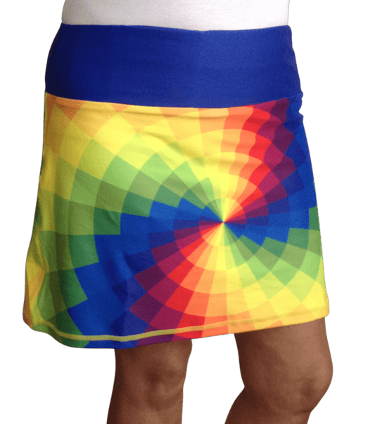 Tie Dye Ladies Active SKORT by ReadyGOLF