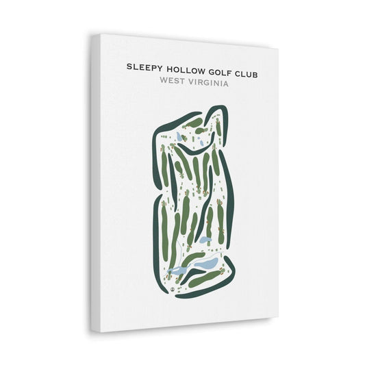 Sleepy Hollow Golf Club, West Virginia - Printed Golf Courses