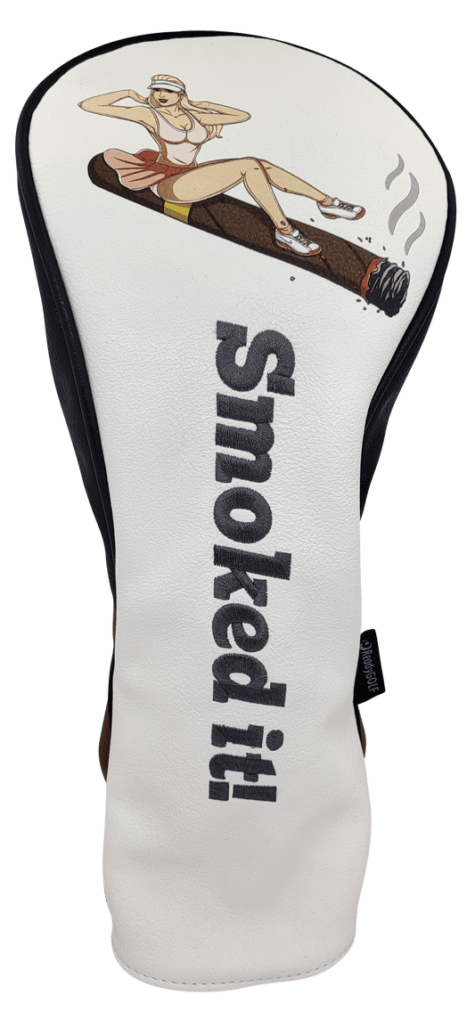 Smoked It! Embroidered Pinup Driver Headcover by ReadyGOLF