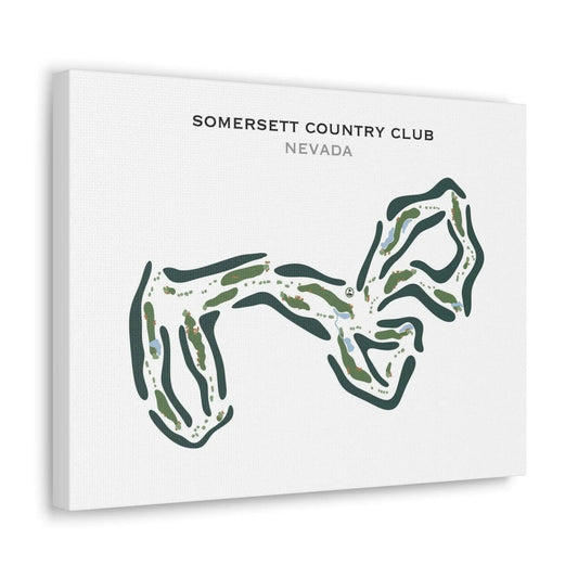 Somersett Country Club, Nevada - Printed Golf Course