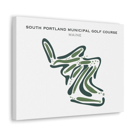 South Portland Municipal Golf Course, Maine - Printed Golf Courses