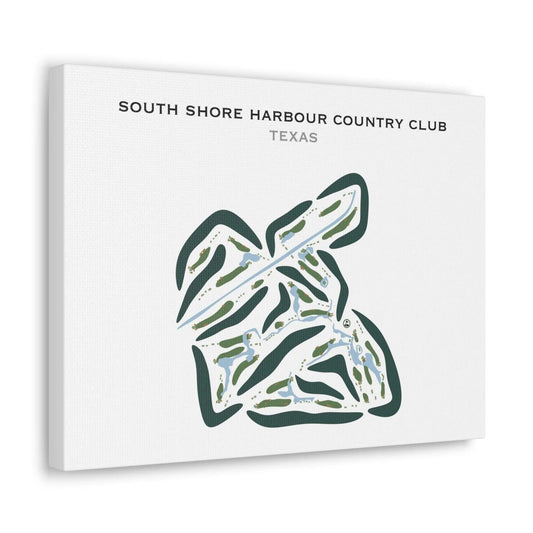 South Shore Harbour Country Club, Texas - Printed Golf Courses