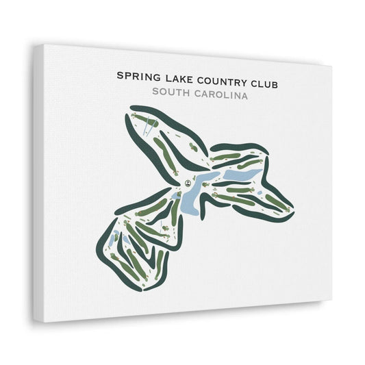 Spring Lake Country Club, South Carolina - Printed Golf Courses