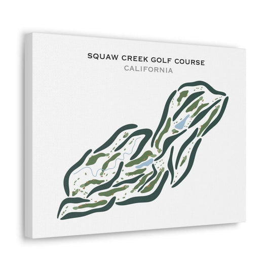 Squaw Creek Golf Course, California - Printed Golf Courses
