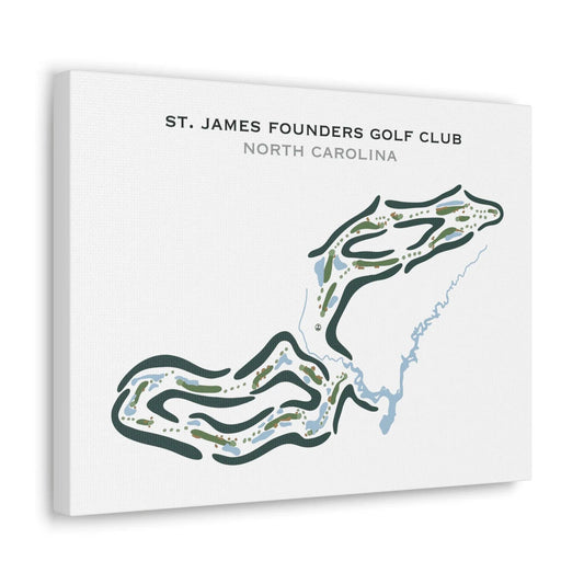 St. James Founders Golf Club, North Carolina - Printed Golf Courses