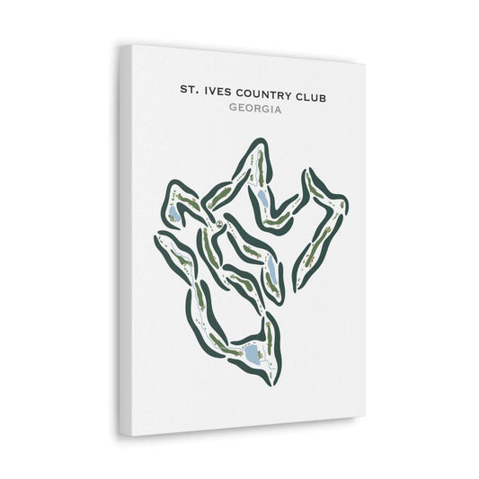 St. Ives Country Club, Georgia - Printed Golf Courses