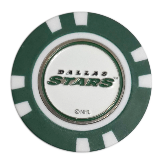 Officially Licensed Dallas Stars Poker Chip Ball Marker