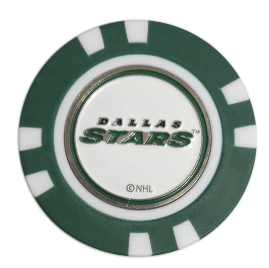 Officially Licensed Dallas Stars Poker Chip Ball Marker - GOLF LEAGUE
