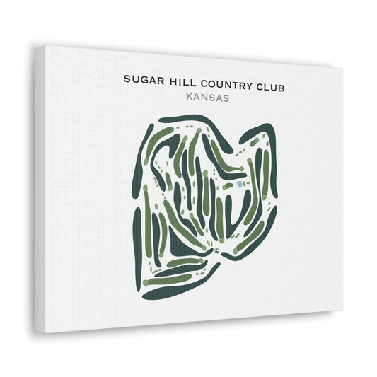 Sugar Hill Country Club, Kansas - Printed Golf Course