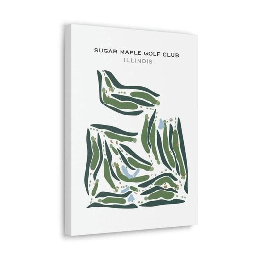 Sugar Maple Golf Club, Illinois - Printed Golf Courses