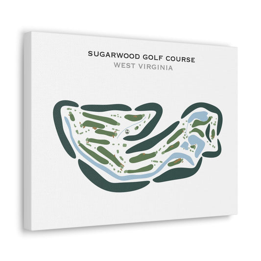 Sugarwood Golf Course, West Virginia - Printed Golf Courses