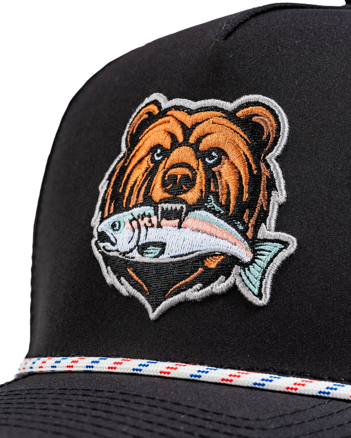 Perforated Rope Hat - Grizzly