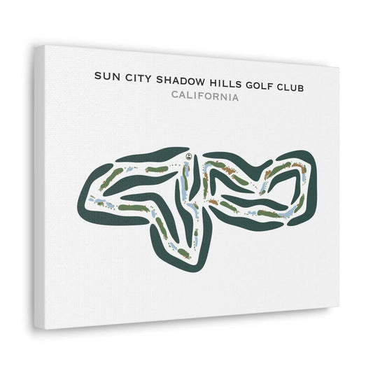 Sun City Shadow Hills Golf Club, California - Printed Golf Courses