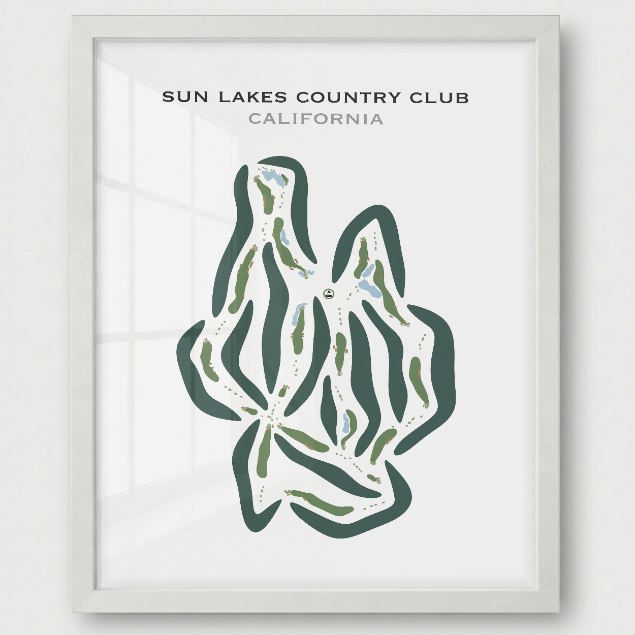 Sun Lakes Country Club, California - Printed Golf Courses