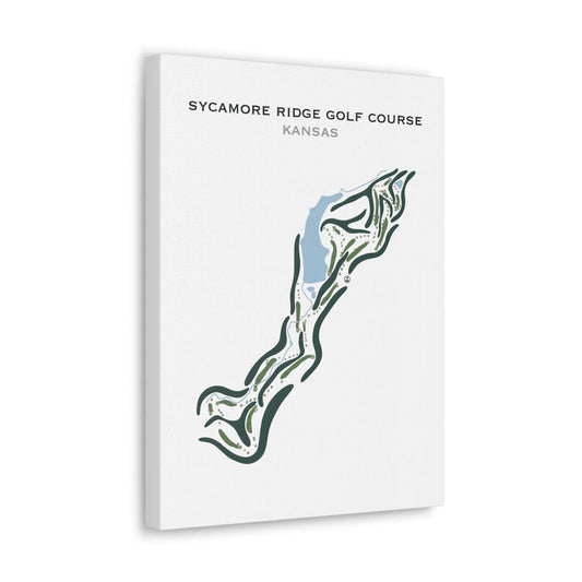 Sycamore Ridge Golf Course, Kansas - Printed Golf Courses