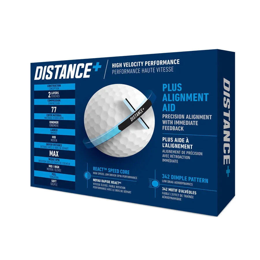 TAYLORMADE DISTANCE+ GOLF BALLS - GOLF LEAGUE