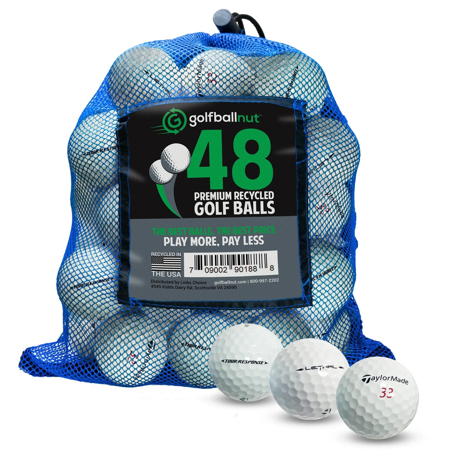 Used Taylormade Tour Mix Golf Balls - Bulk Mesh Bags - GOLF LEAGUE