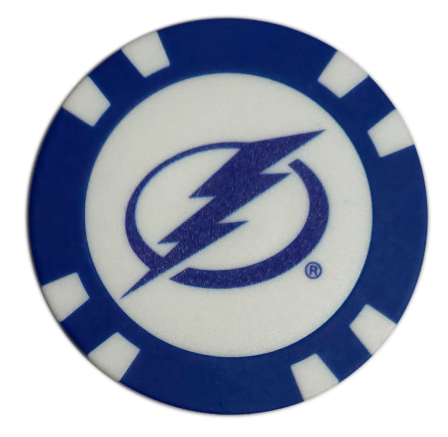 Officially Licensed Tampa Bay Lightning Poker Chip Golf Ball Marker - GOLF LEAGUE