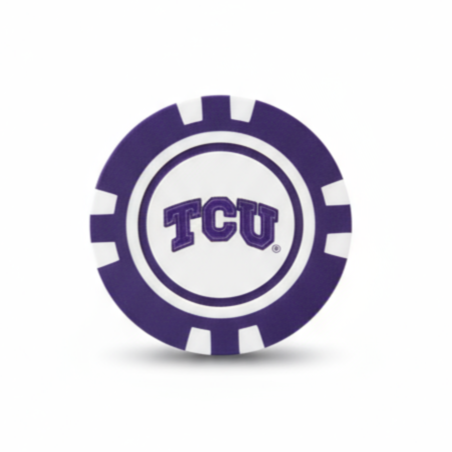 TCU Horned Frogs Officially Licensed Poker Chip Ball Marker