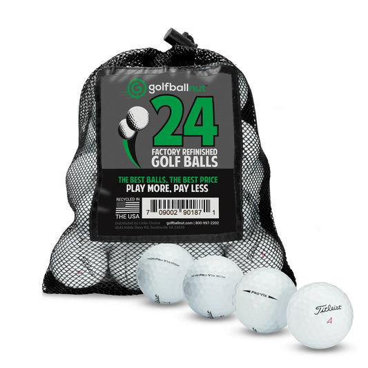 Factory Refinished Titleist Pro V1x Golf Balls - Bulk Mesh Bags - GOLF LEAGUE