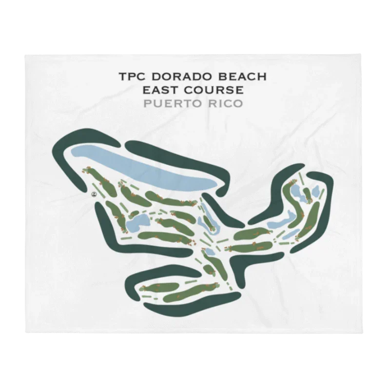 TPC Dorado Beach: East Course, Puerto Rico - Printed Golf Courses