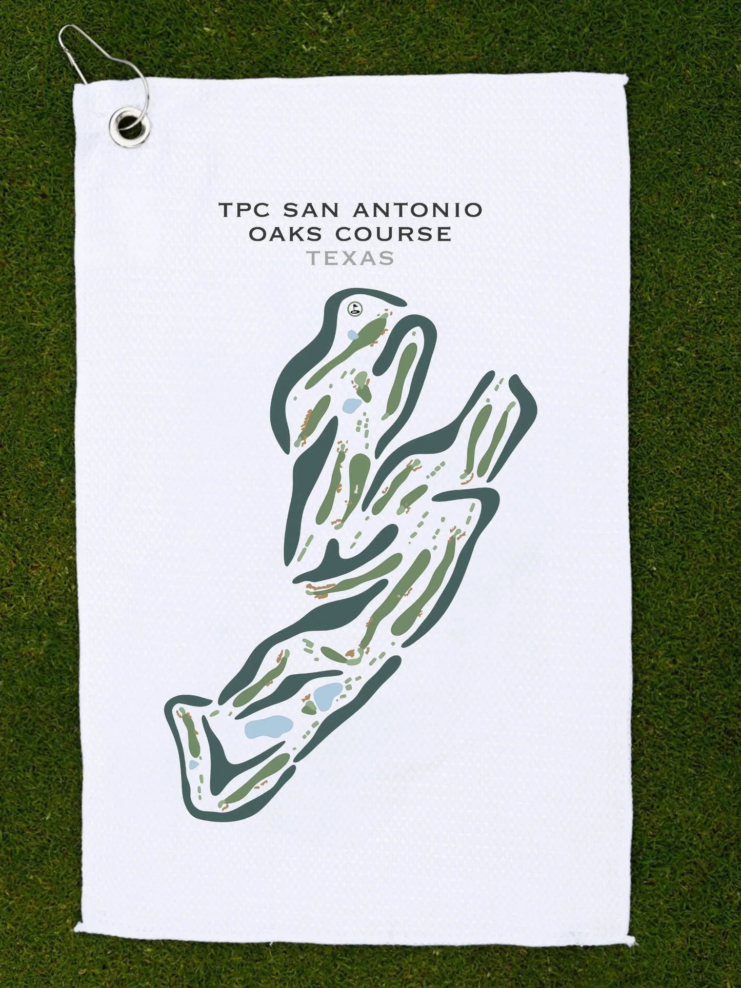 TPC San Antonio Oaks Course, Texas - Printed Golf Courses - GOLF LEAGUE