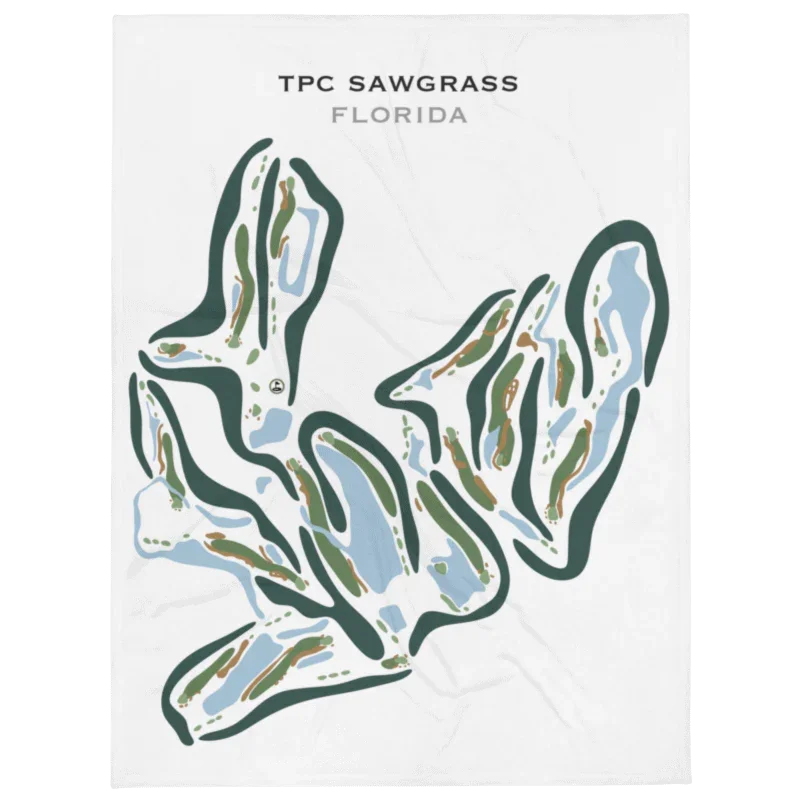 TPC Sawgrass Golf Course, Ponte Verda Beach Florida - Printed Golf Courses
