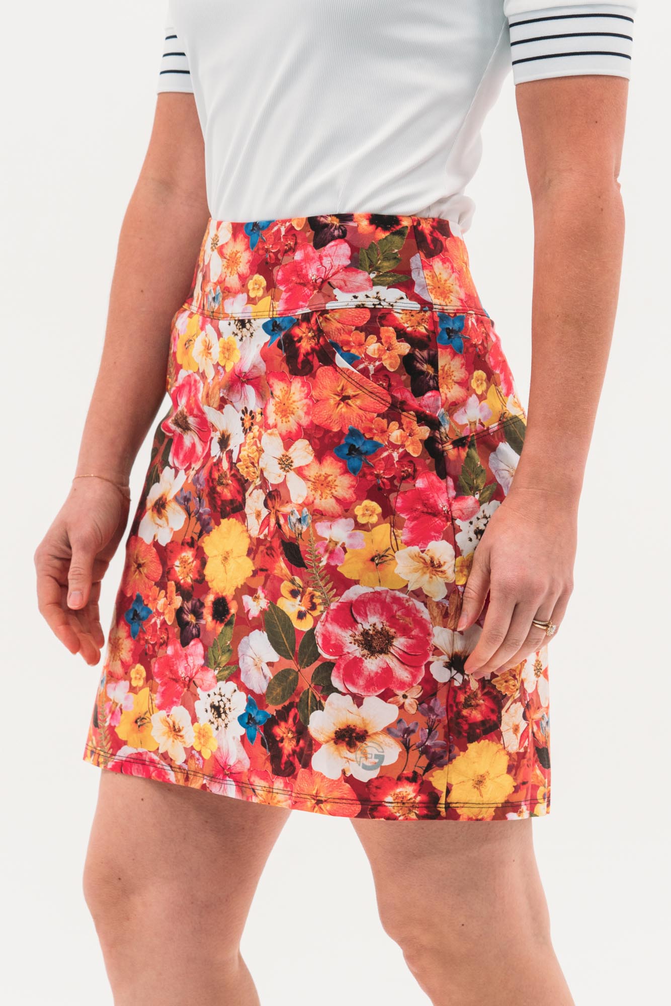Pressed Floral Skirt