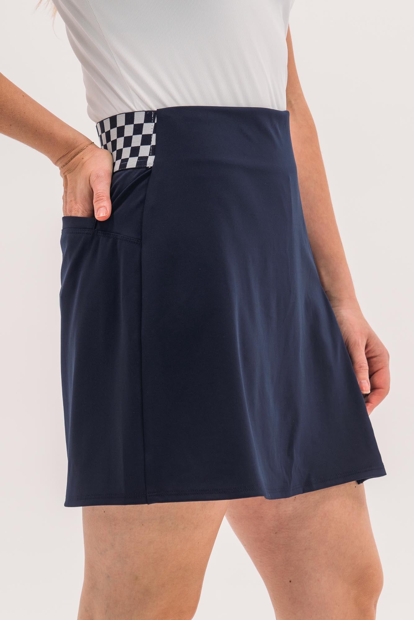Elastic Waistband Skirt