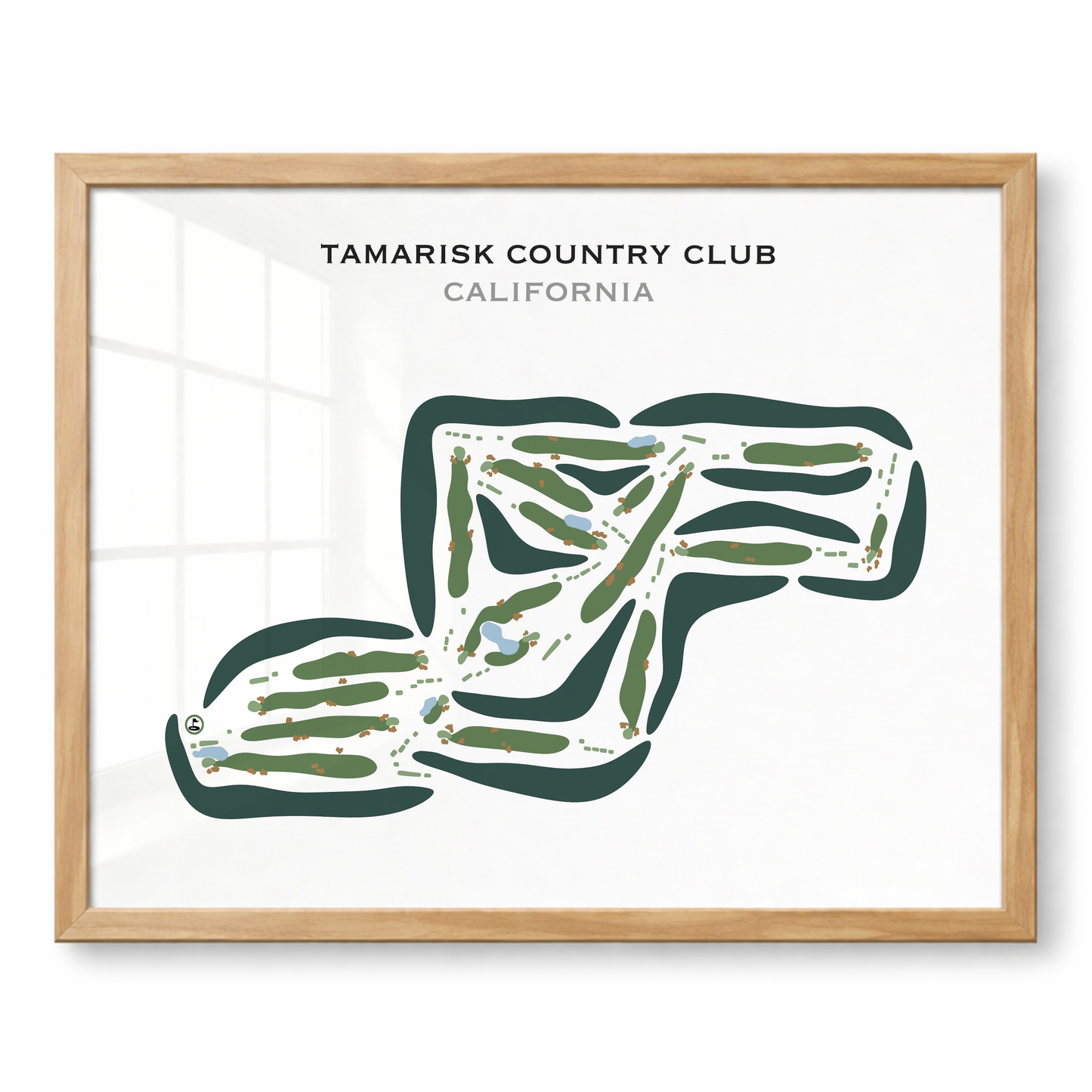 Tamarisk Country Club, California - Printed Golf Courses