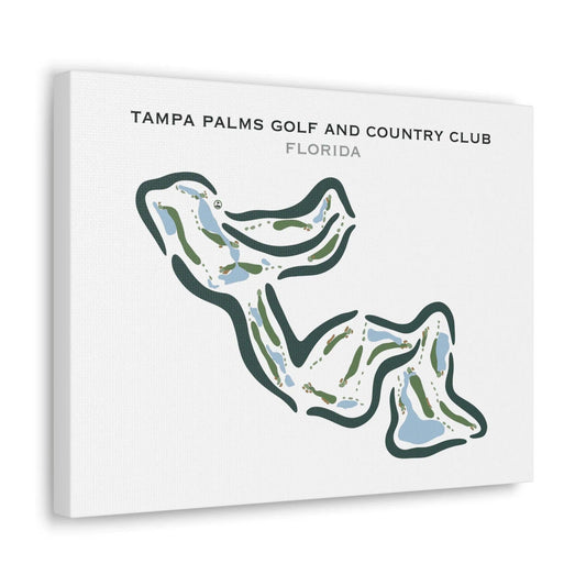 Tampa Palms Golf & Country Club, Florida - Printed Golf Courses