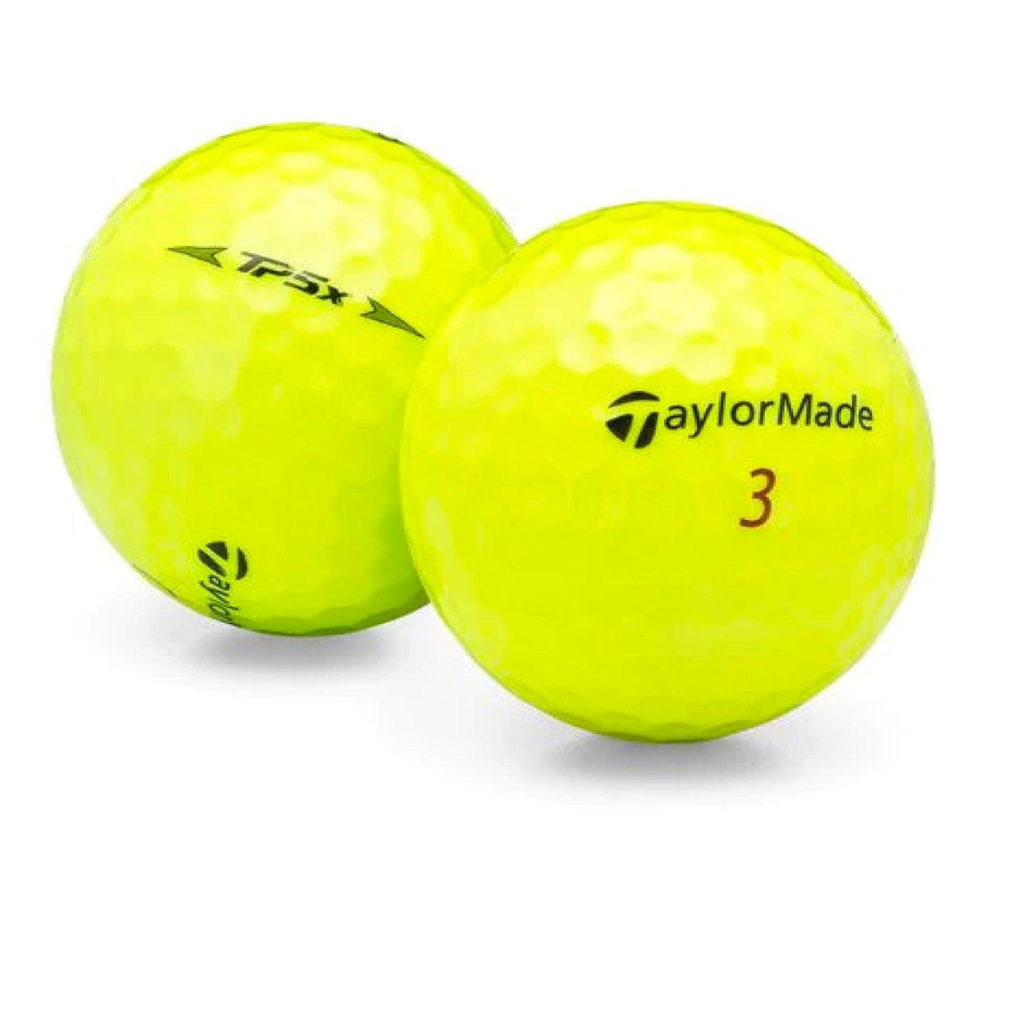 Used Taylormade Yellow Tour Mix Golf Balls - 1 Dozen