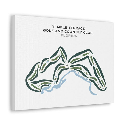 Temple Terrace Golf and Country Club, Florida - Printed Golf Courses