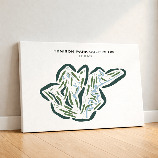 Tenison Park Golf Course, Texas - Printed Golf Courses