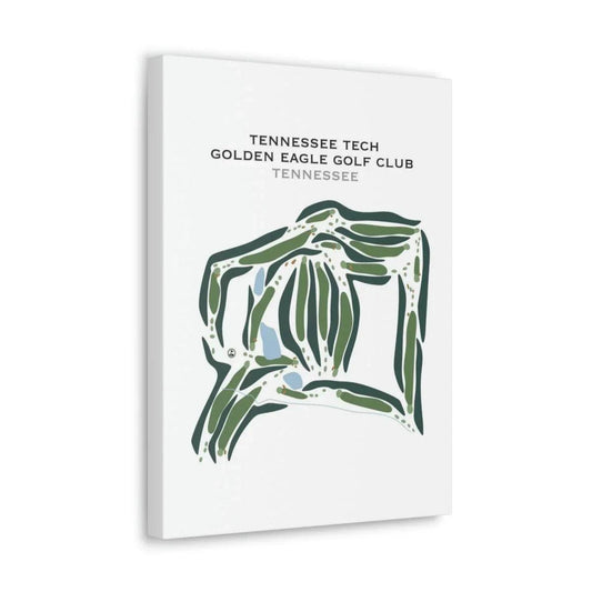 Tennessee Tech Golden Eagle Golf Club, Tennessee - Printed Golf Courses