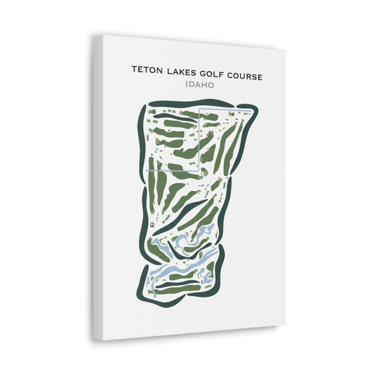 Teton Lakes, Idaho - Printed Golf Courses