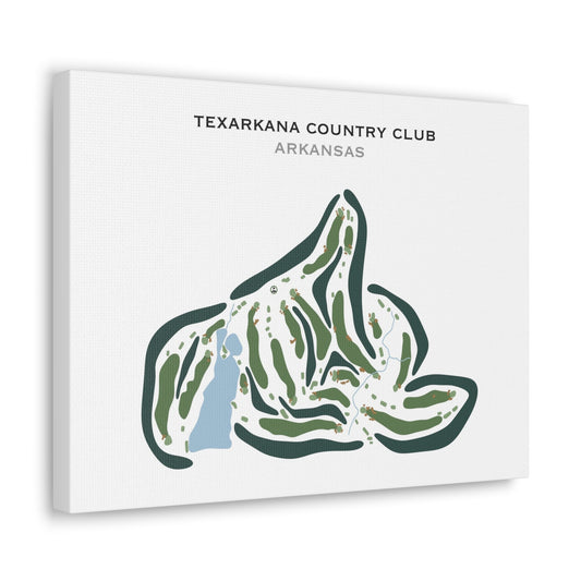 Texarkana Country Club, Arkansas - Printed Golf Courses