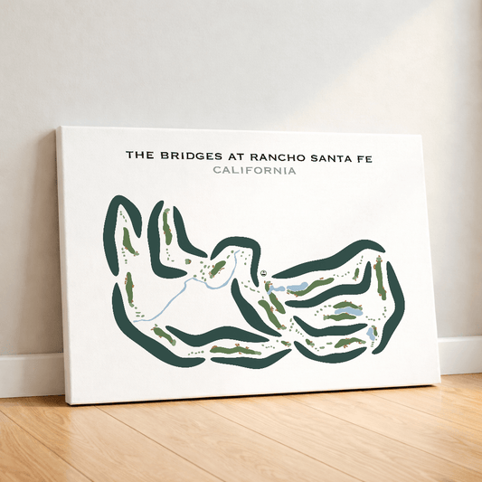 The Bridges at Rancho Santa Fe, California - Printed Golf Course