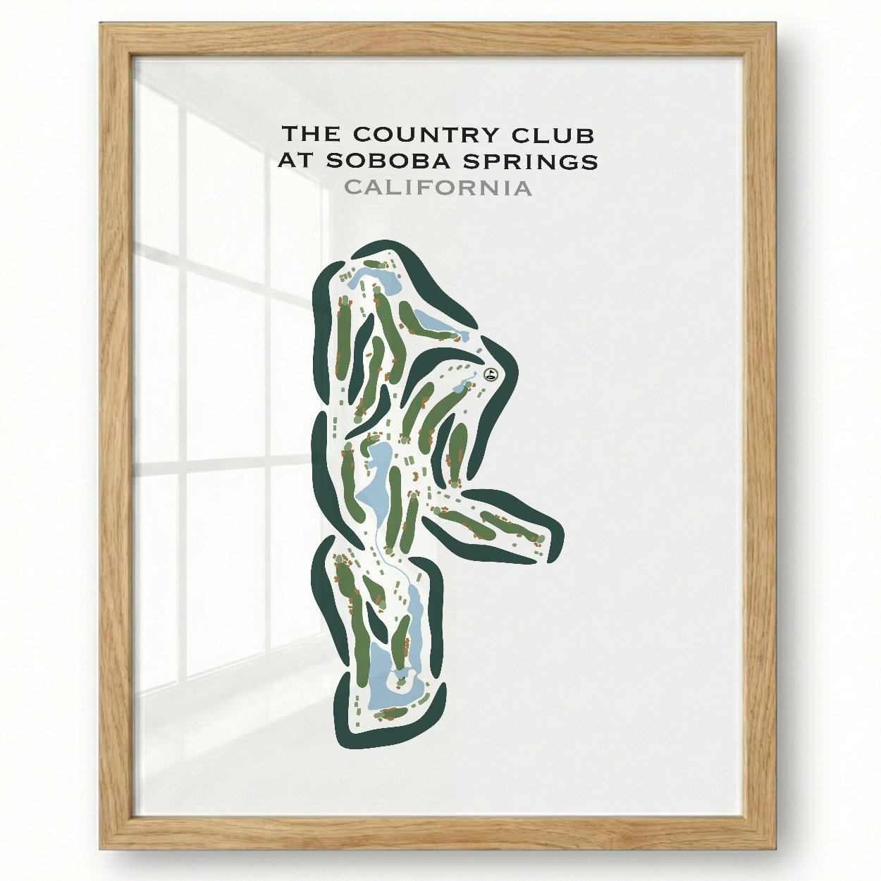The Country Club at Soboba Springs, California - Printed Golf Courses