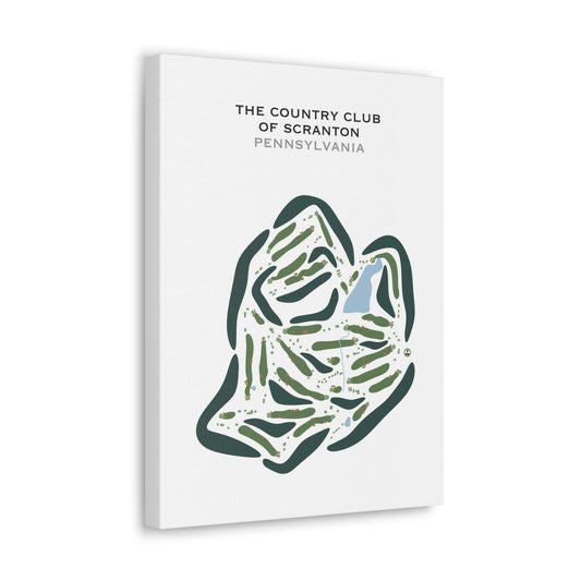 The Country Club of Scranton, Pennsylvania - Printed Golf Courses