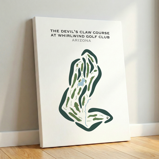 The Devil's Claw Course at Whirlwind Golf Club, Arizona - Printed Golf Courses