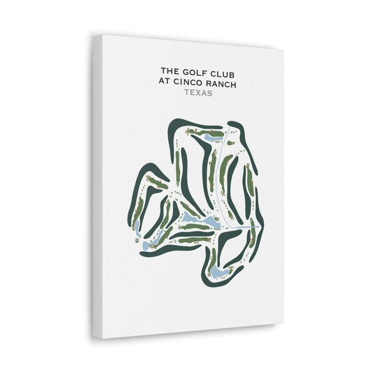 The Golf Club at Cinco Ranch, Texas - Printed Golf Course