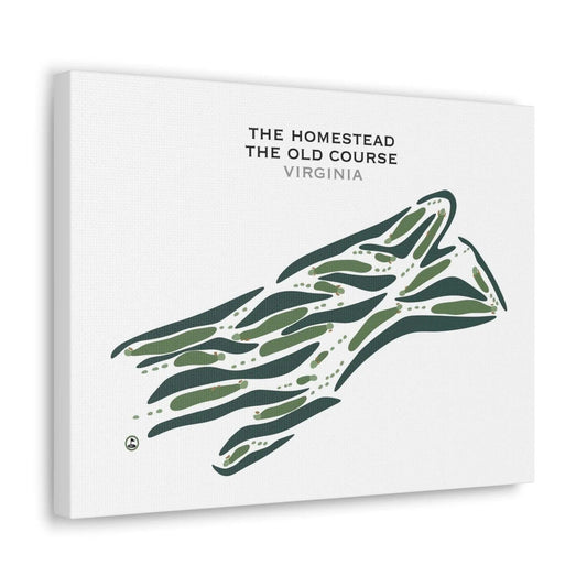 The Homestead - The old Course, Virginia - Printed Golf Courses