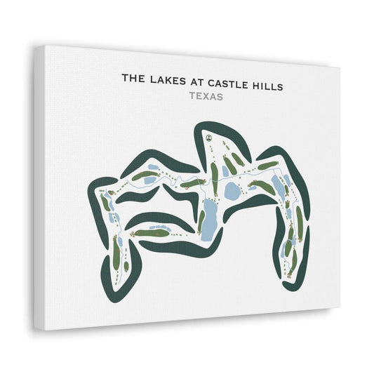 The Lakes at Castle Hills, Texas - Printed Golf Courses